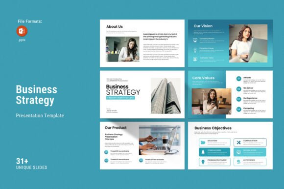 Download Business Strategy PowerPoin Template - Strategy Collection