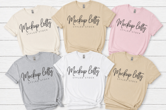 Download Gildan 64000 Group T-Shirt Mockup 17 - Group Collection
