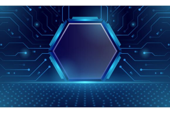 Download Futuristic Cyberspace Abstract Technolog - Techno Collection